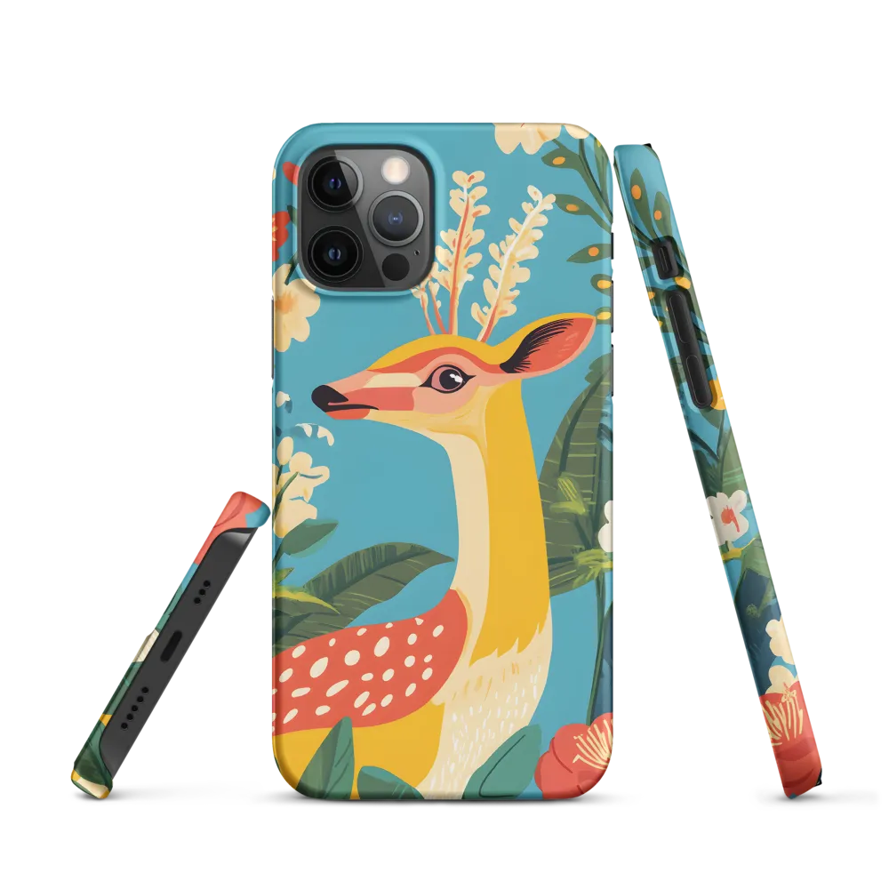 Serene Majesty: A Vibrant Deer Amidst Flora