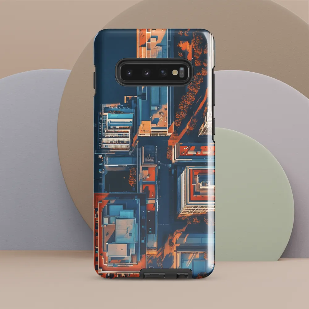 Urban Symphony from Above | Phone Case |  S10 Plus | Tough Case | Glossy