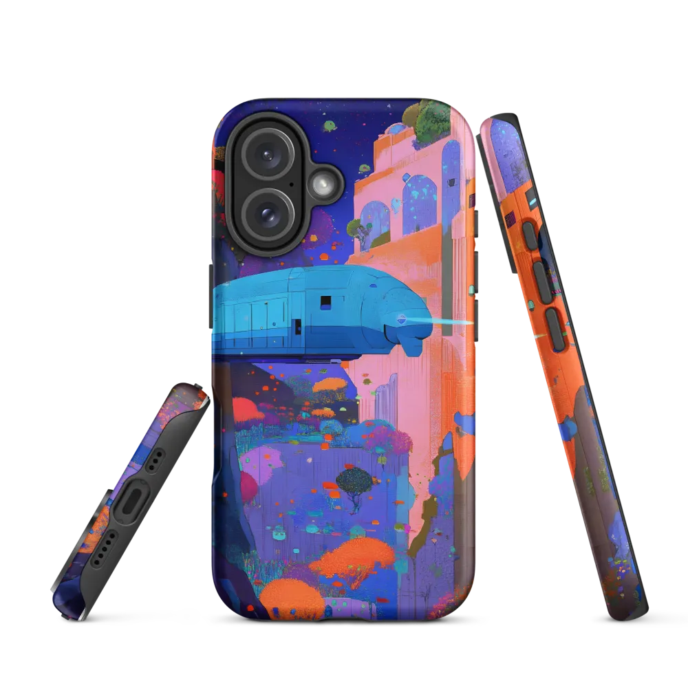 Journey Through a Technicolor Dreamscape | Phone Case