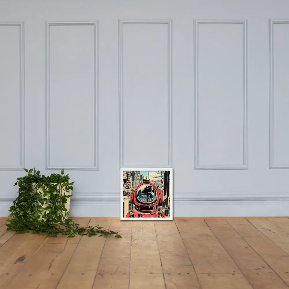 Reflections of Tomorrow | Poster with White Frame | 14″×14″