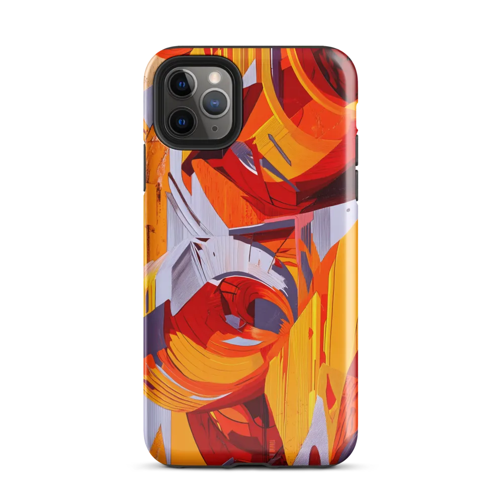 Dynamic Geometric Harmony | Phone Case |  11 Pro Max | Tough Case | Glossy