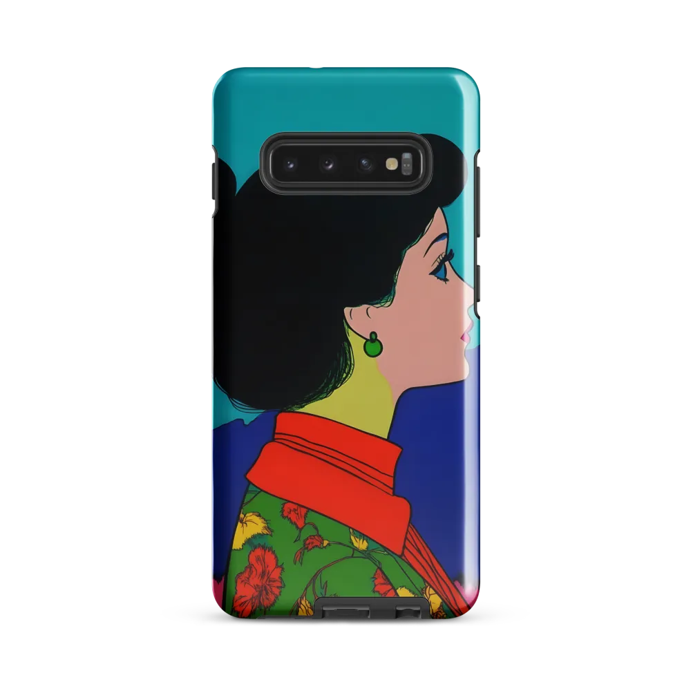 Whispers of Color: A Pop Art Portrait | Phone Case |  S10 Plus | Tough Case | Glossy