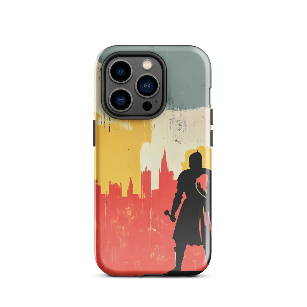 Hero in the Urban Dawn | Phone Case |  14 Pro | Tough Case | Glossy