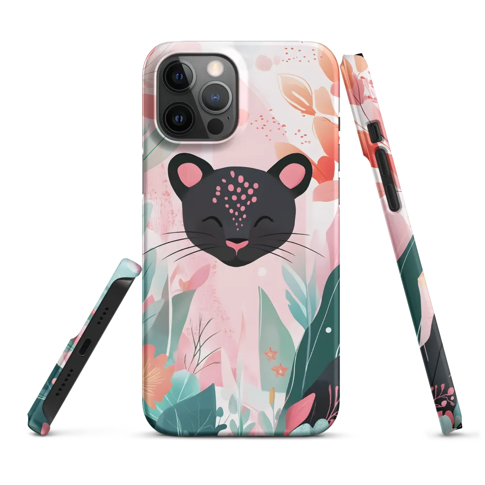 Whimsical Panther in Bloom