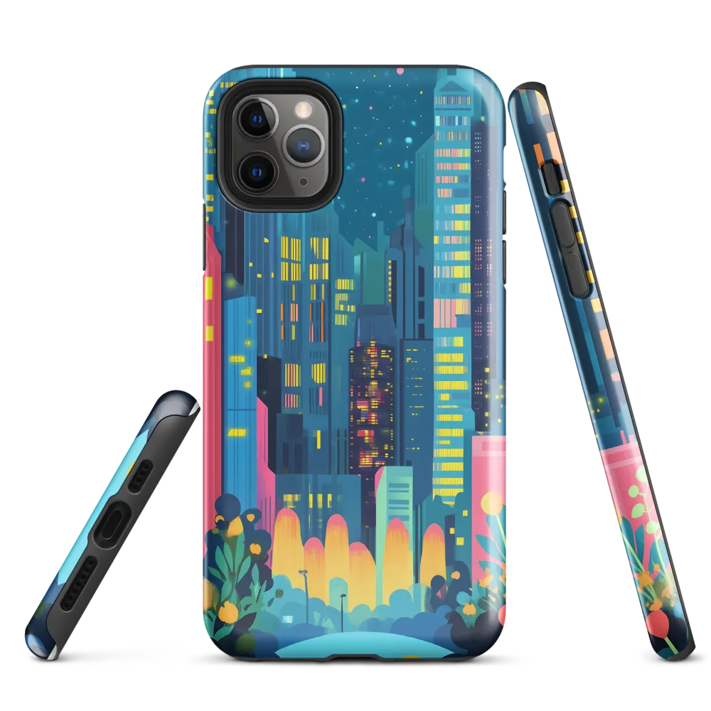 City of Dreams: A Multicolored Oasis | Phone Case |  11 Pro Max | Tough Case | Glossy