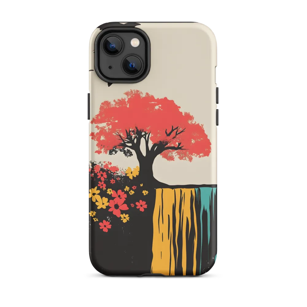 Serene Cascade of Colors