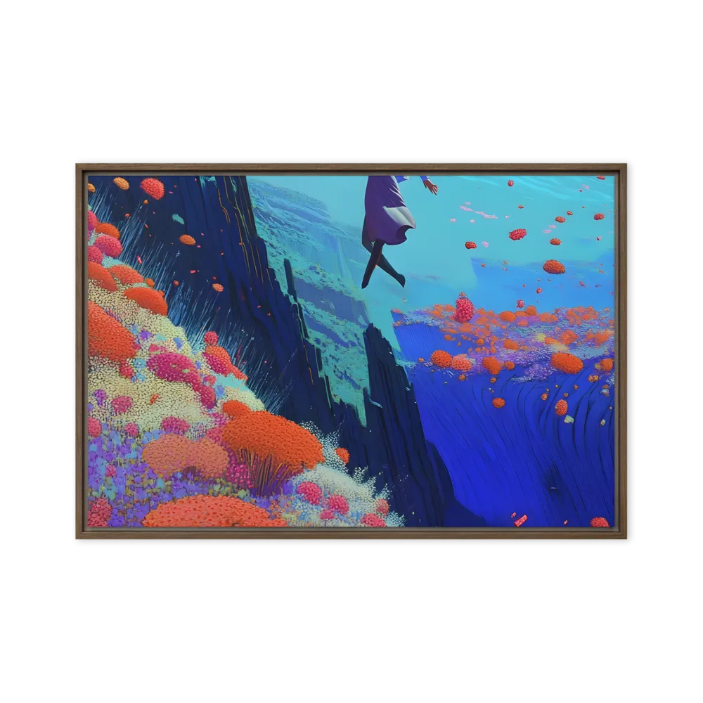 Whispers of Freedom | Canvas with Brown Frame | 20″×30″