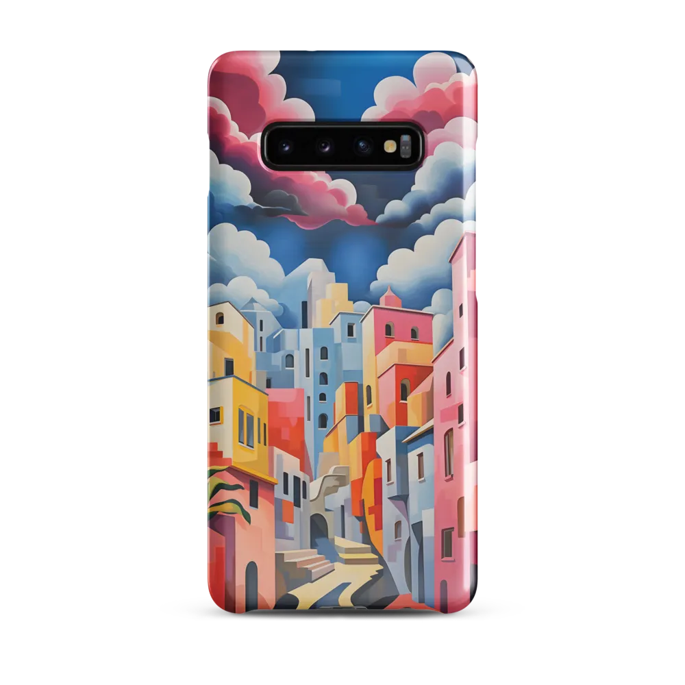 Whimsical Cityscape | Phone Case |  S10 Plus | Snap Case | Glossy