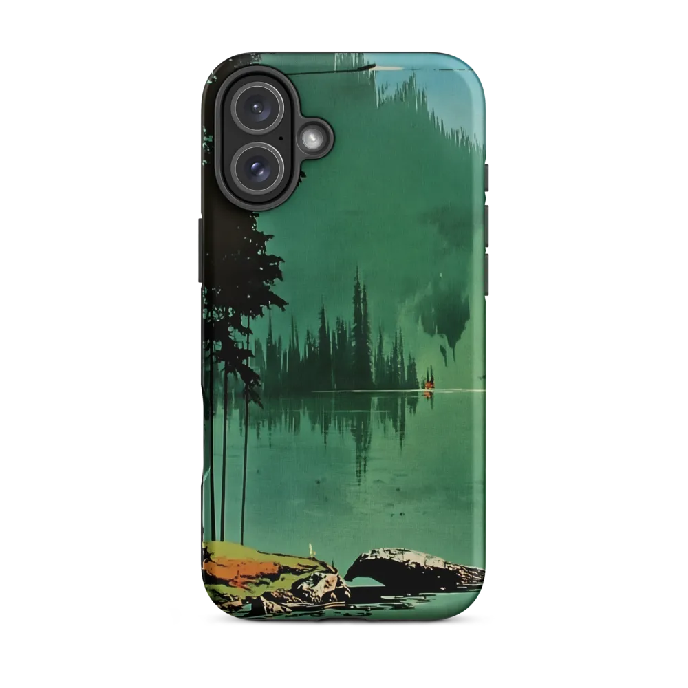 Serenity Reflected: A Tranquil Lake Scene