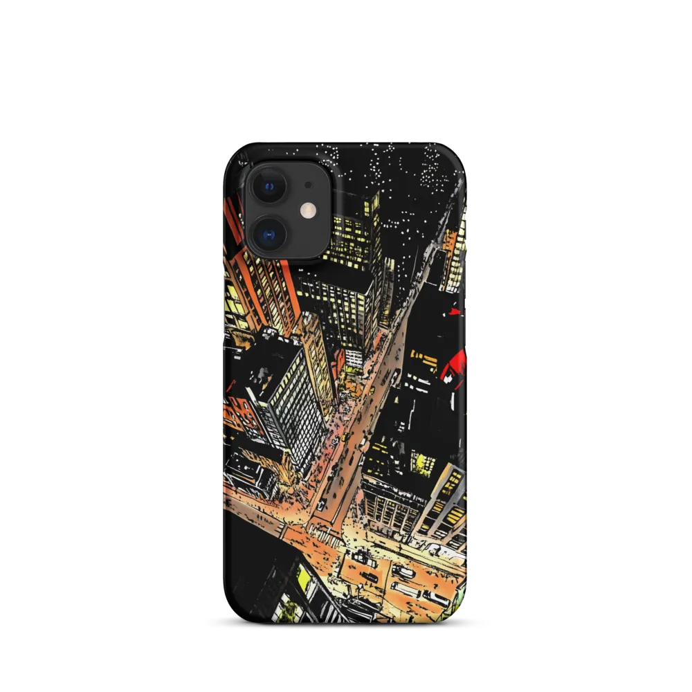 Urban Nightscape: A Bird's-eye View