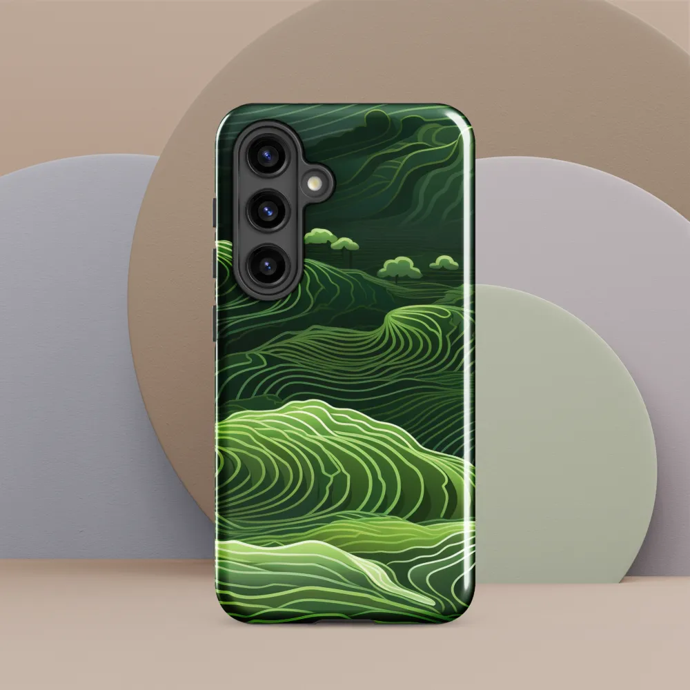 Whispers of Green Hills | Phone Case |  S24 | Tough Case | Glossy