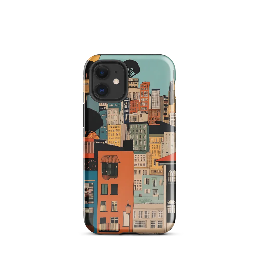 Urban Fusion: A Colorful Cityscape