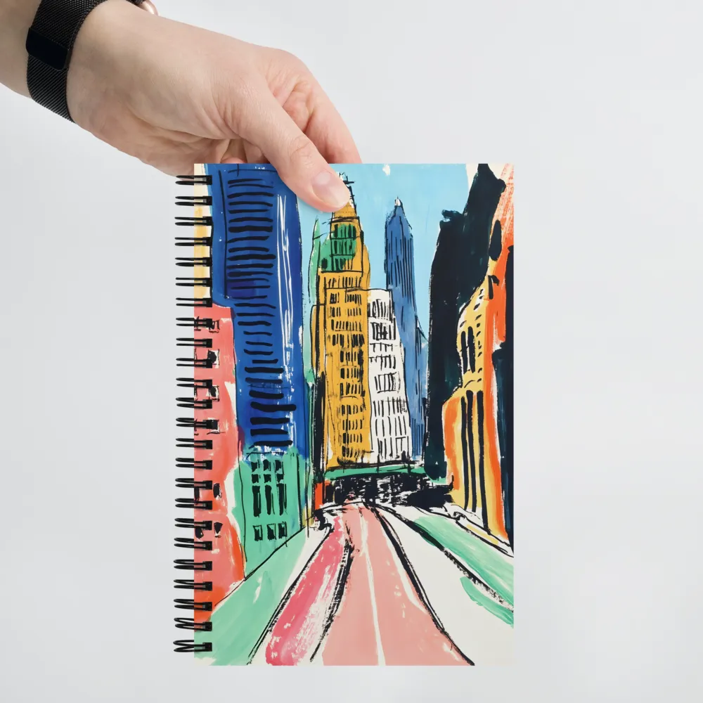 Urban Symphony in Color | Spiral Notebook