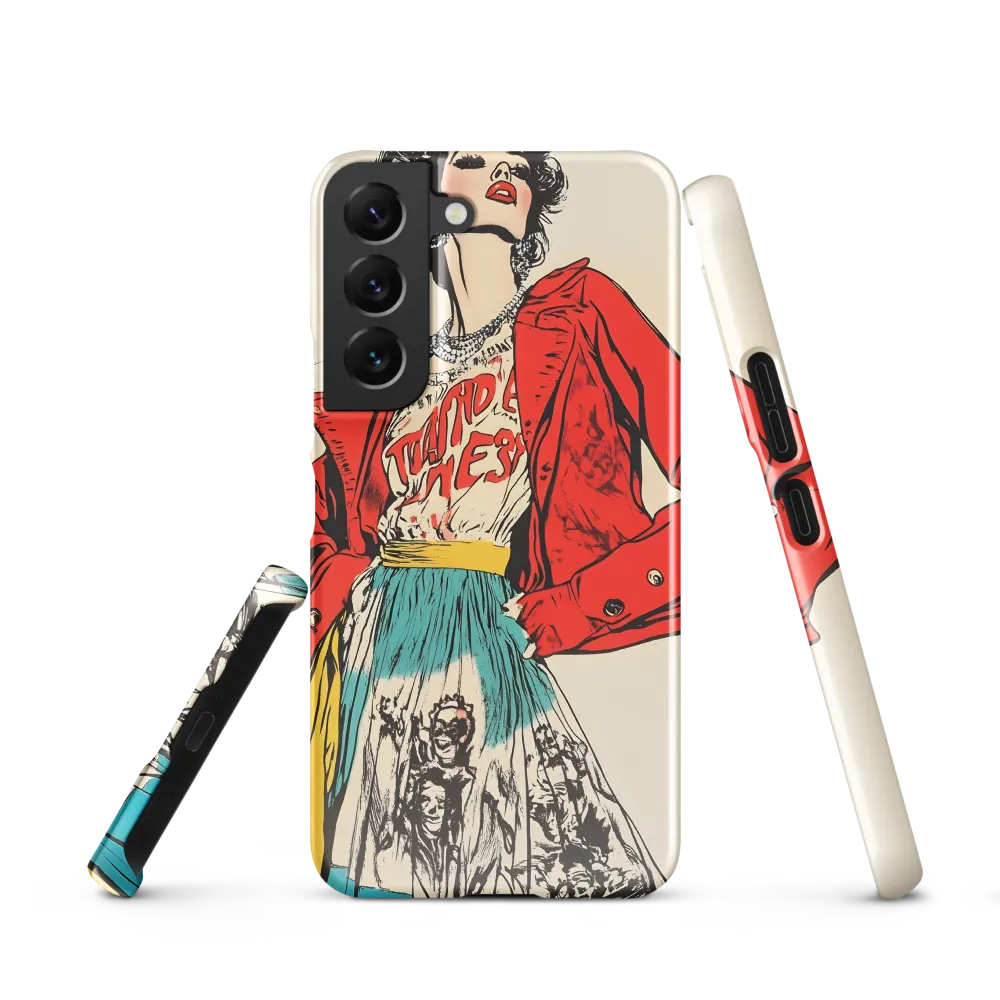 Vibrant Elegance: A Pop Art Fashion Statement