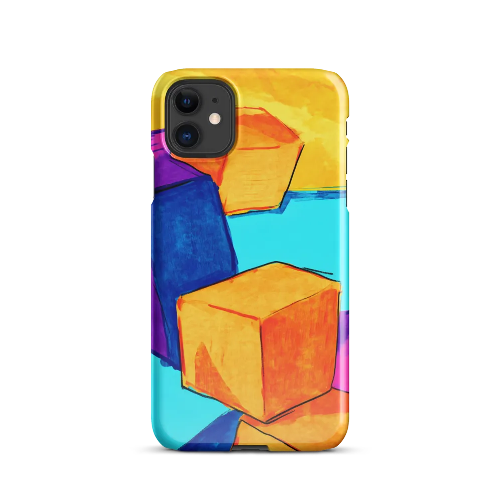 Playful Cubes in Vibrant Harmony