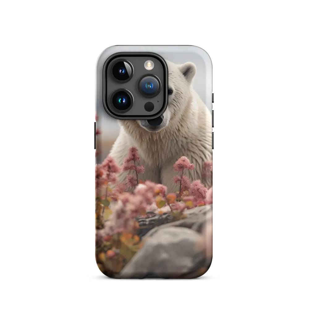 Curiosity Among Blooms: The Polar Bear