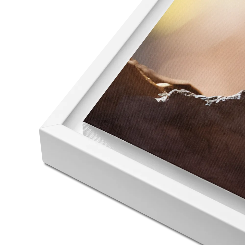 Gentle Whispers of Nature: The Chinchilla | Canvas with White Frame | 24″×36″