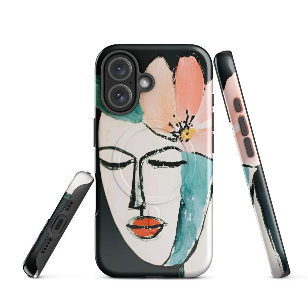 Elegance in Bloom | Phone Case |  16 | MagSafe® Tough Case | Glossy