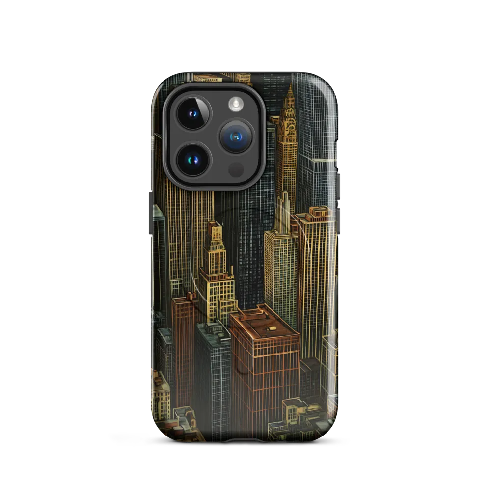 Urban Elegance: A Golden Cityscape