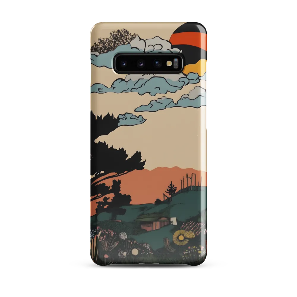 Elysian Sunset | Phone Case |  S10 Plus | Snap Case | Glossy