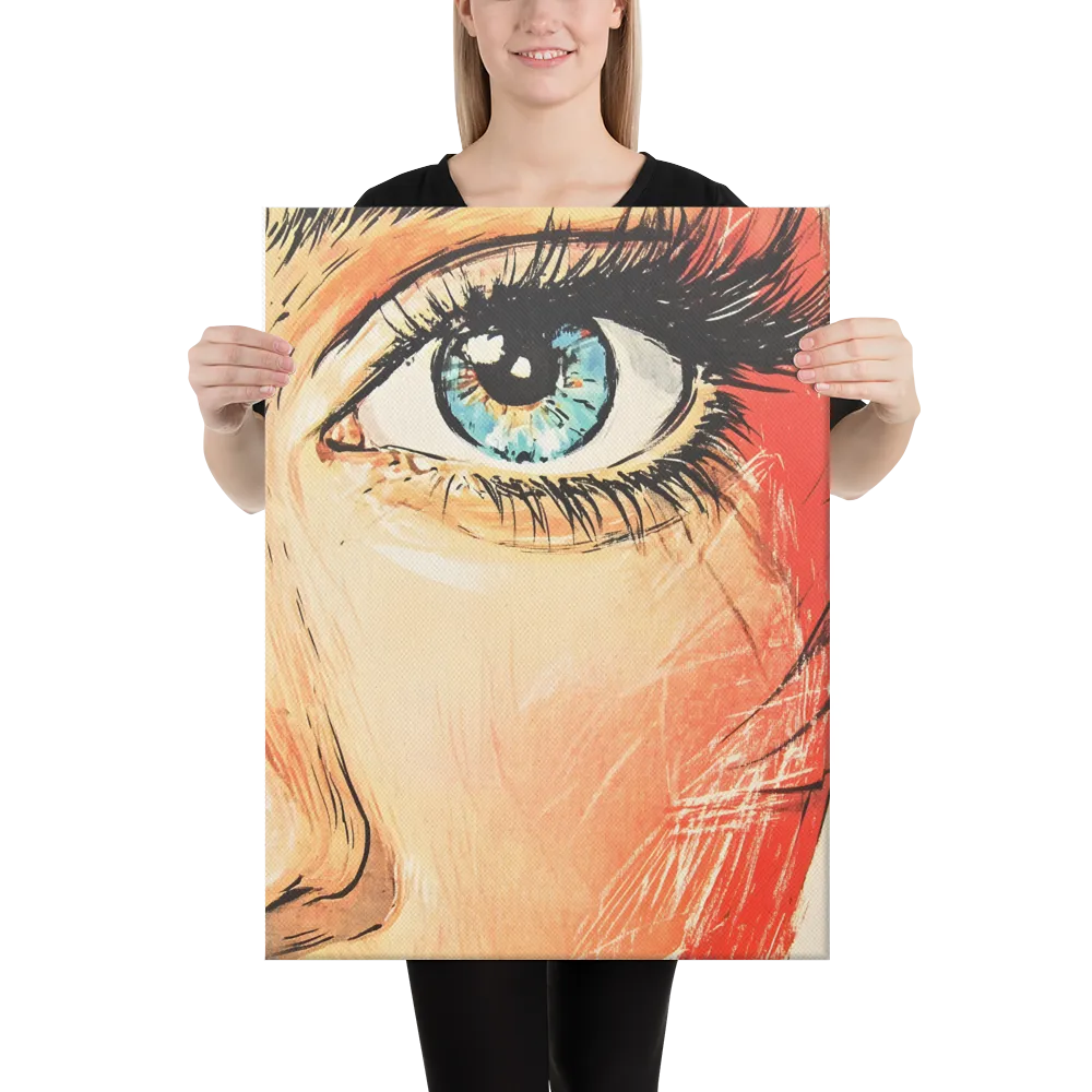 Gaze of Emotion | Canvas | 18″×24″