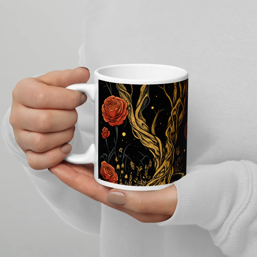 Whispers of the Enchanted Garden | Mug with White inside | 11 oz