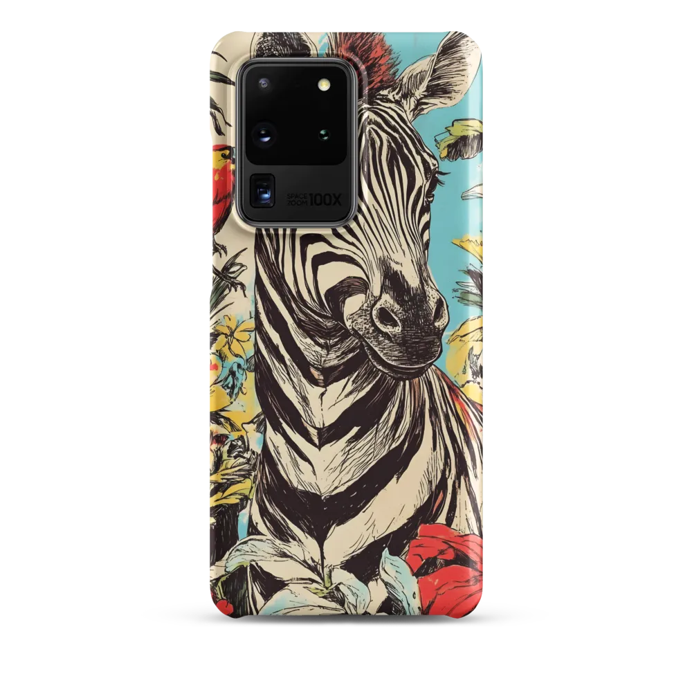 Zebra in Tropical Reverie
