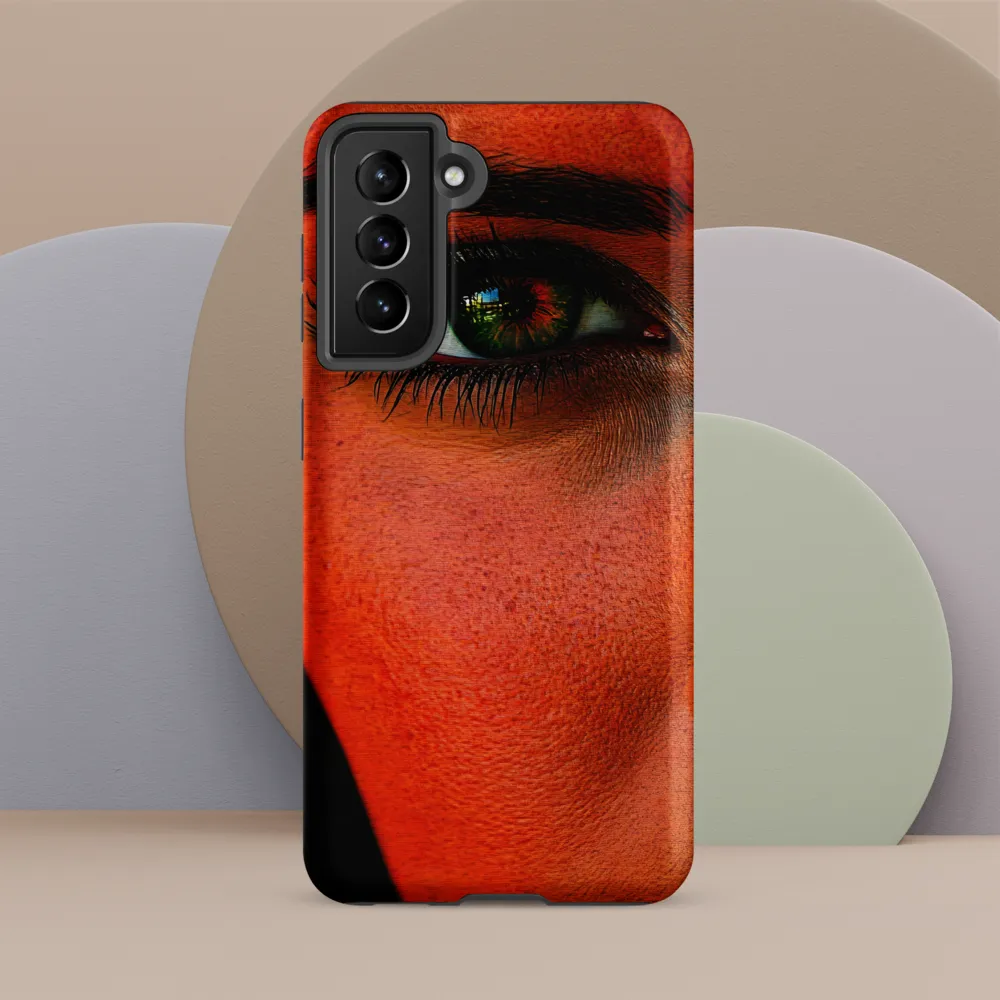Gaze of Intensity | Phone Case |  S21 FE | Tough Case | Matte