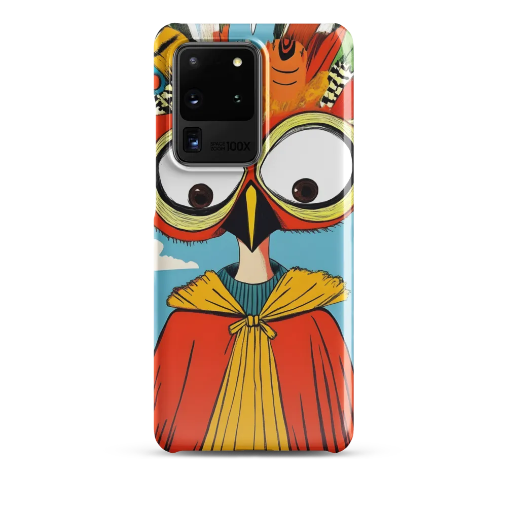 A Whimsical Encounter: The Owl-Human Fusion