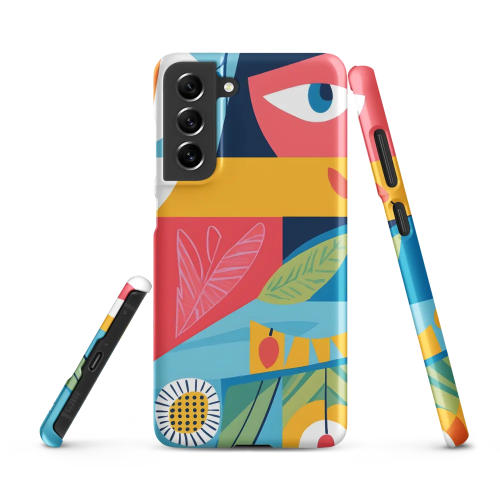 Vibrant Geometric Visage