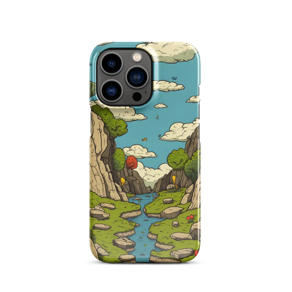 Whimsical Serenity: A Canyon Landscape