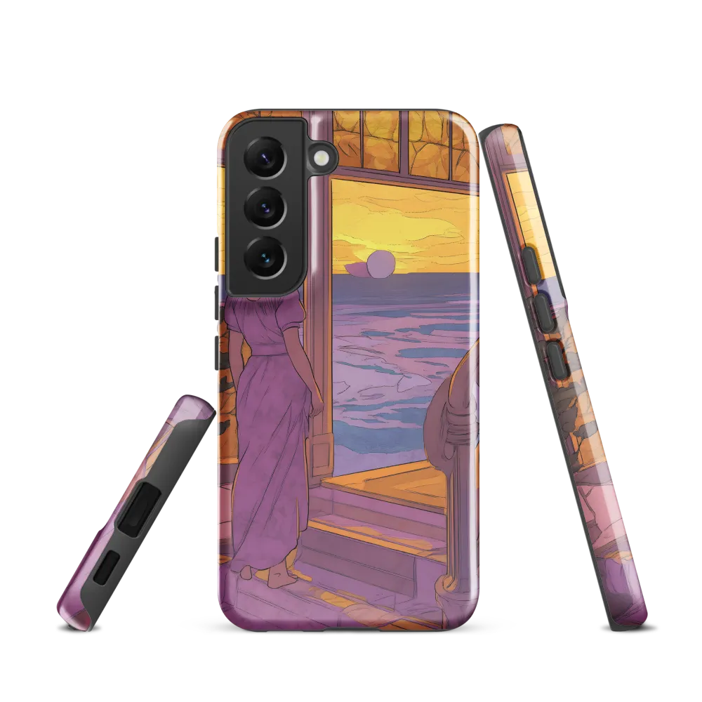 Whispers of the Sunset | Phone Case |  S22 | Tough Case | Glossy
