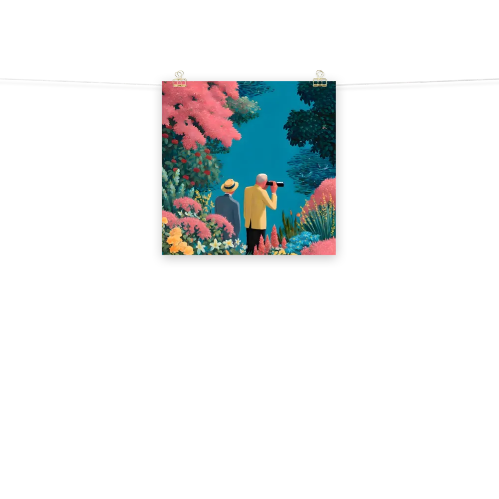 Pondside Observation 
 Poster | 18″x 18″