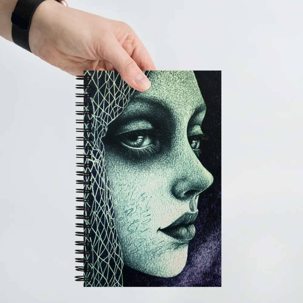 Veiled Mystery | Spiral Notebook