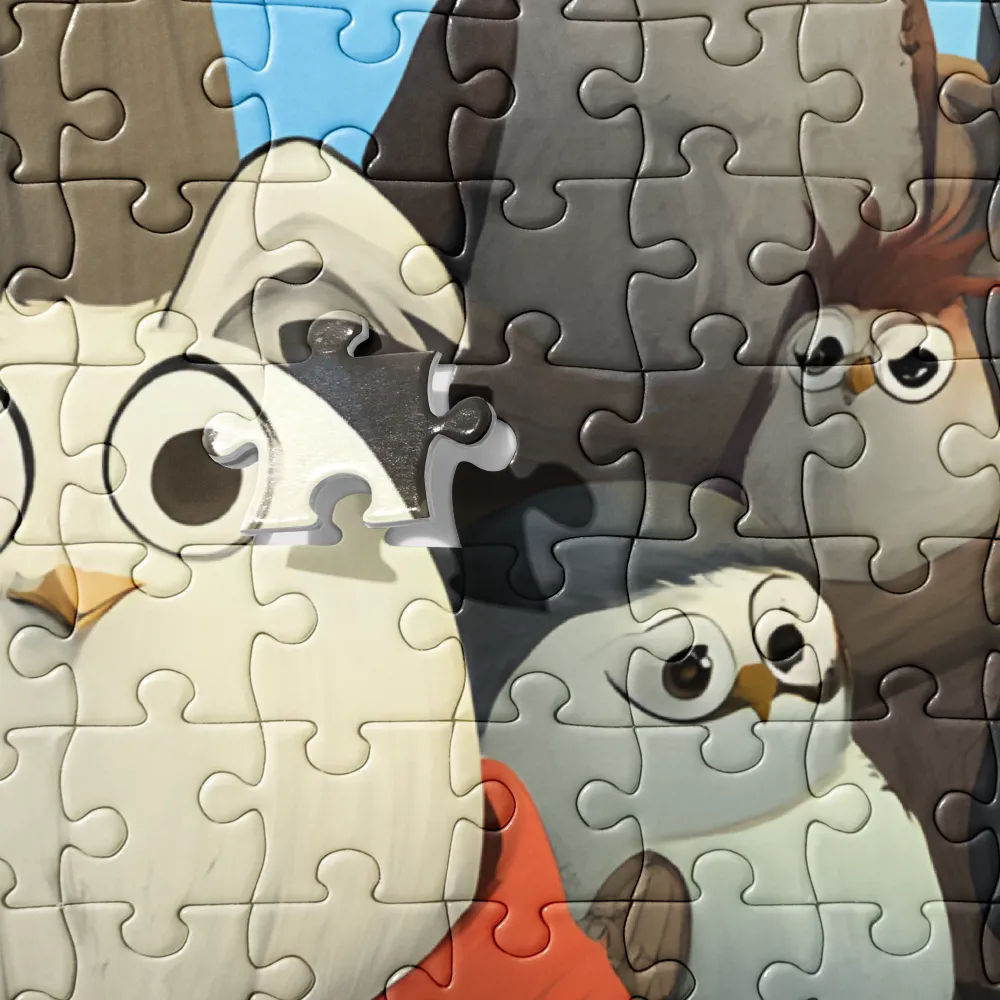 The Gathering of Owls | Jigsaw Puzzle | 252 pieces