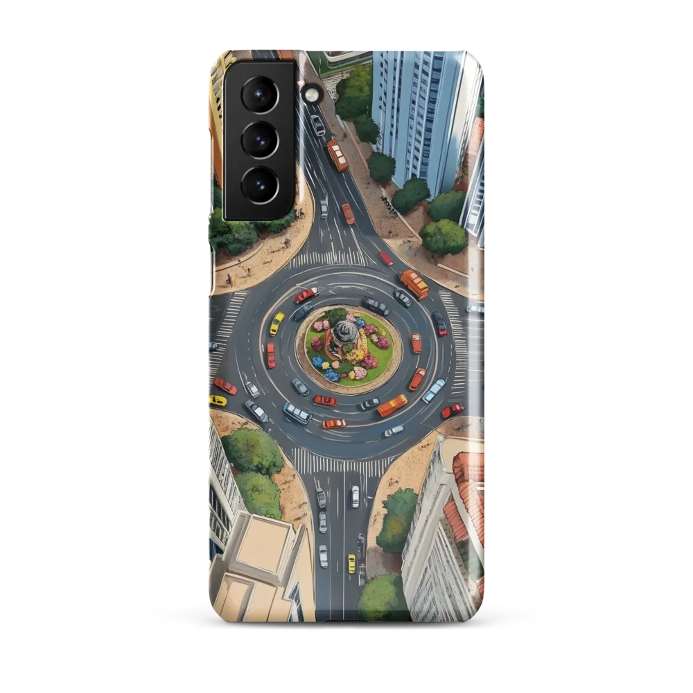 Urban Symphony: Aerial Vision of City Life