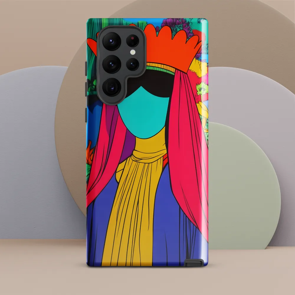 Crowned Surrealism | Phone Case |  S22 Ultra | Tough Case | Glossy