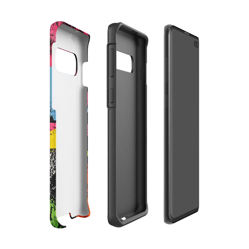 Vibrant Landscapes: An Abstract Interpretation | Phone Case |  S10 | Tough Case | Matte