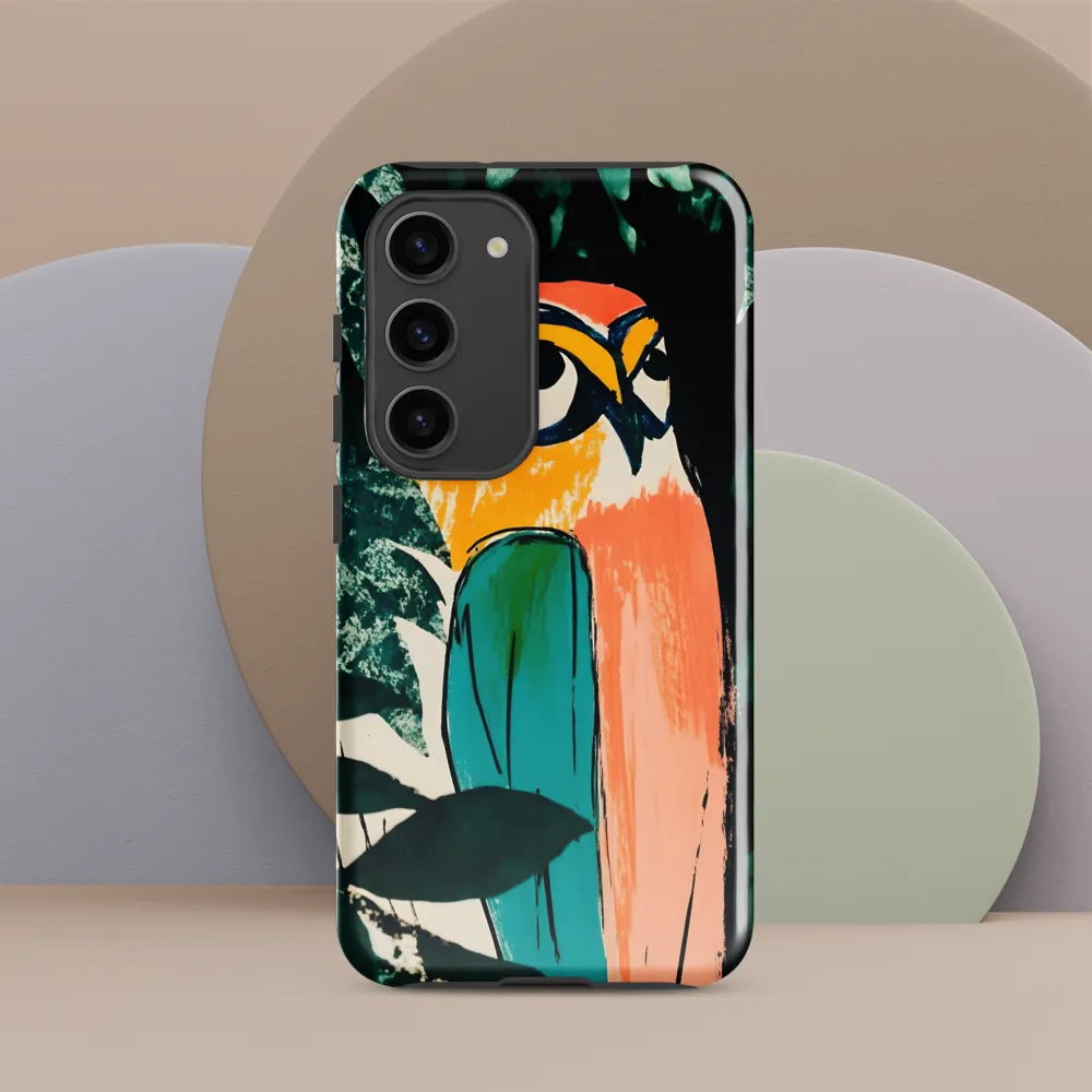 Camouflaged Majesty: The Abstract Owl