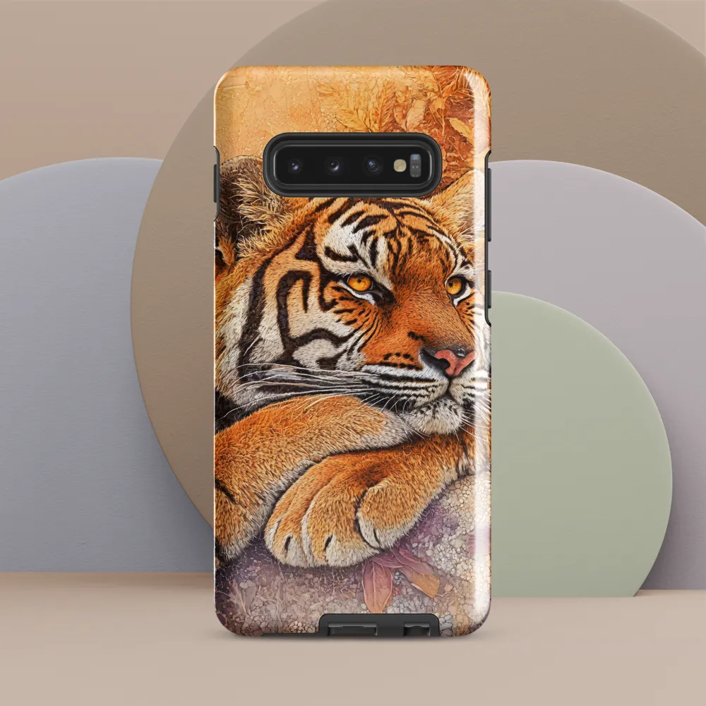 Serenity of the Tiger | Phone Case |  S10 Plus | Tough Case | Glossy