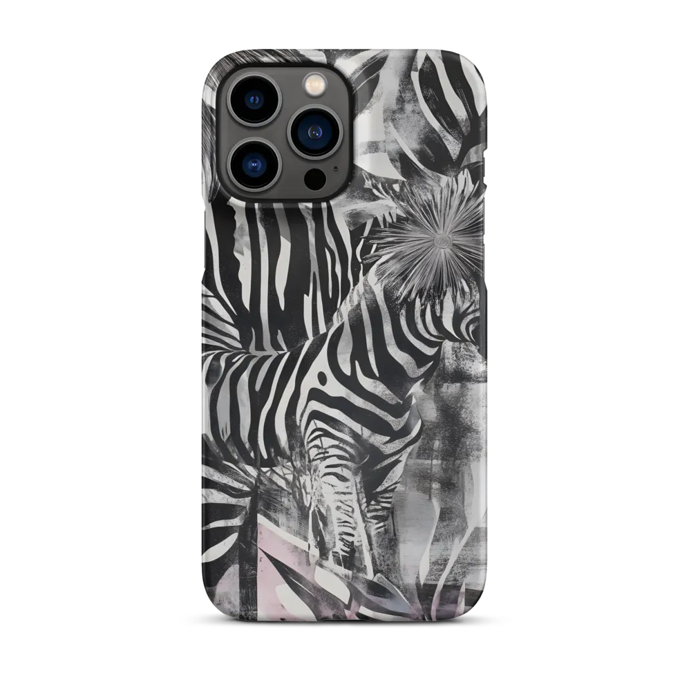 Zebra in the Jungle of Illusions | Phone Case |  13 Pro Max | Snap Case | Matte