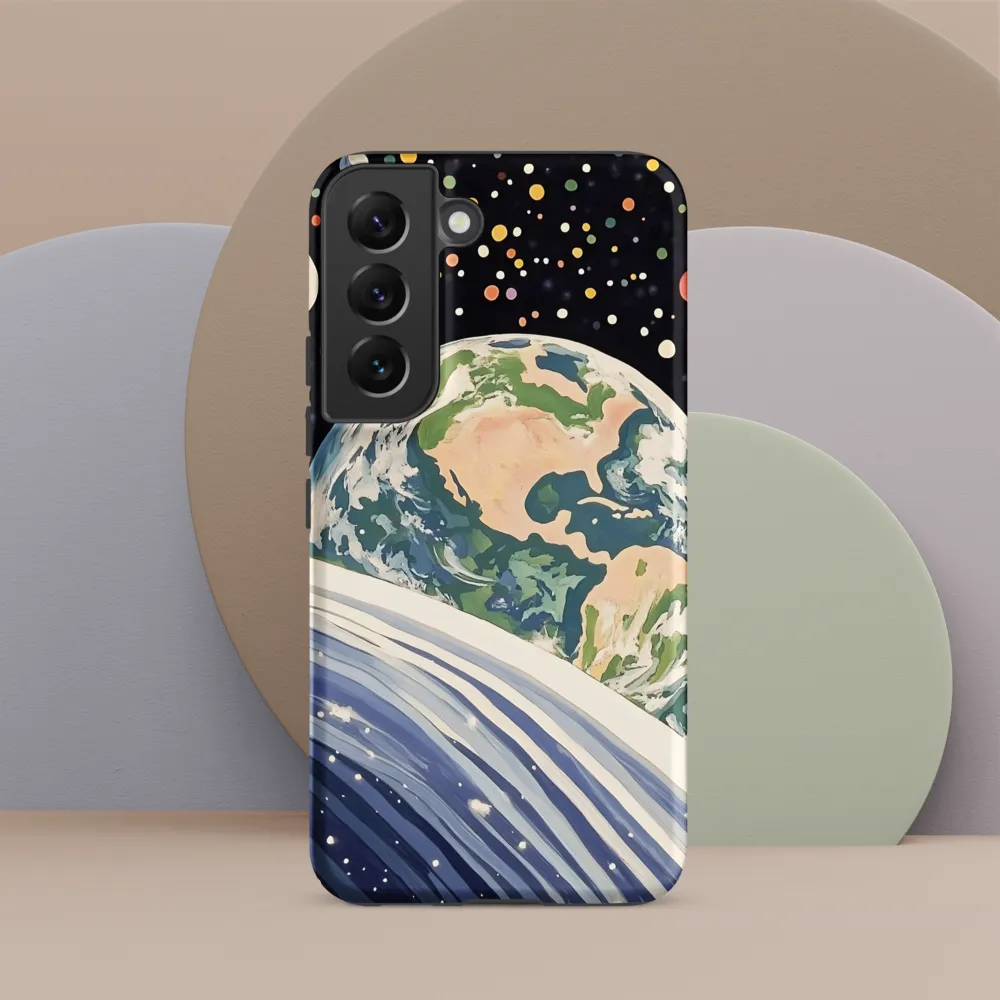 Celestial View: A Surreal Journey Through Space