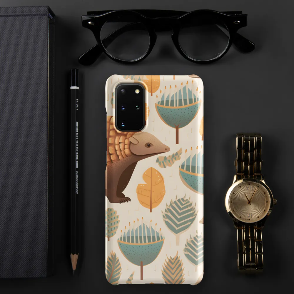 Pangolins in a Whimsical Habitat