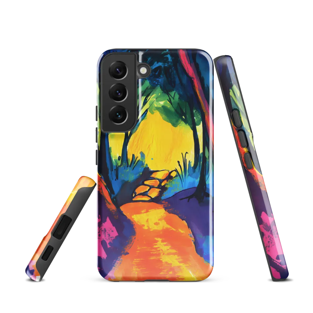 Path Through a Vibrant Forest