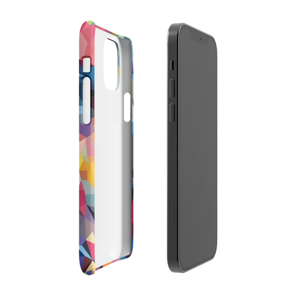 Playful Geometry: The Bear's Face | Phone Case |  12 Pro | Snap Case | Matte