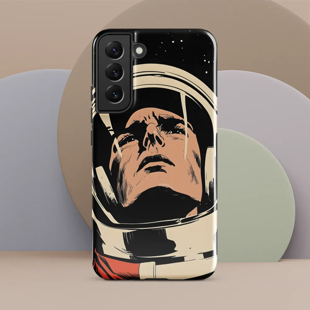 Gaze of the Astronaut | Phone Case |  S22 Plus | Tough Case | Glossy