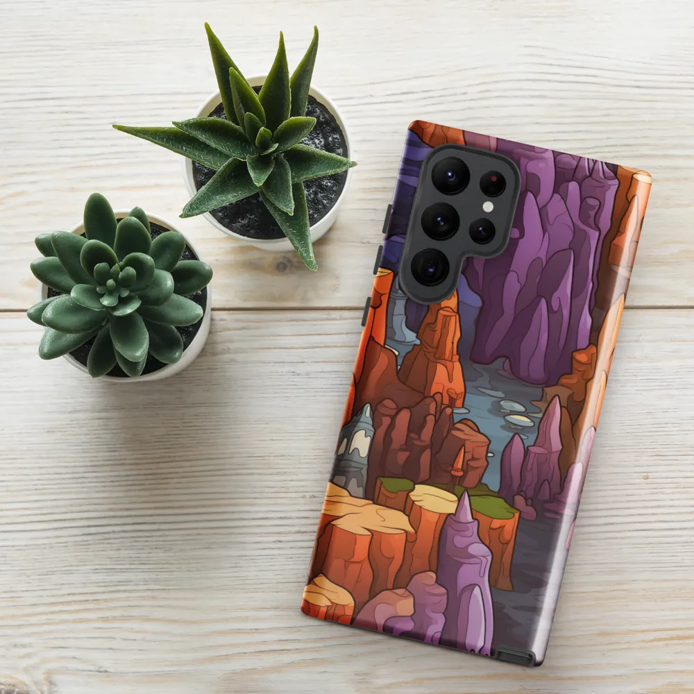 Vibrant Rockscape: A Digital Odyssey