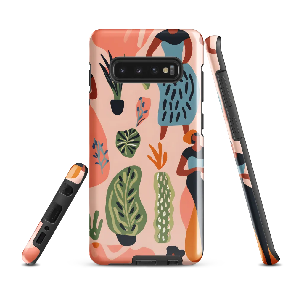 Harmony of Nature and Femininity | Phone Case |  S10 Plus | Tough Case | Glossy