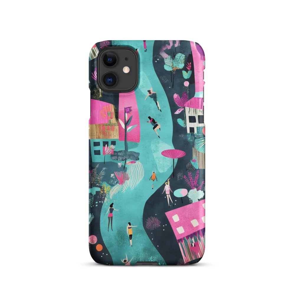 Whimsical Journey Through a Vibrant Landscape | Phone Case |  11 | Snap Case | Matte