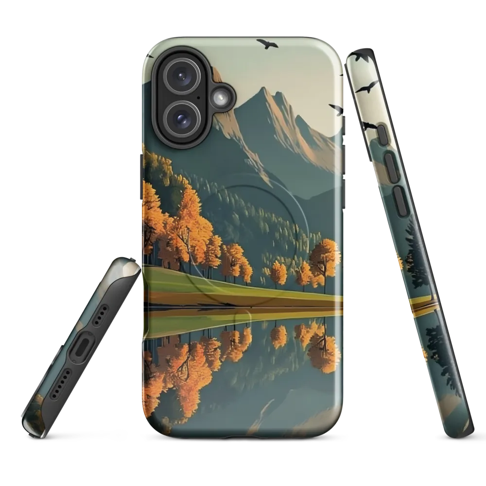 Reflections of Autumn | Phone Case |  16 Plus | MagSafe® Tough Case | Glossy